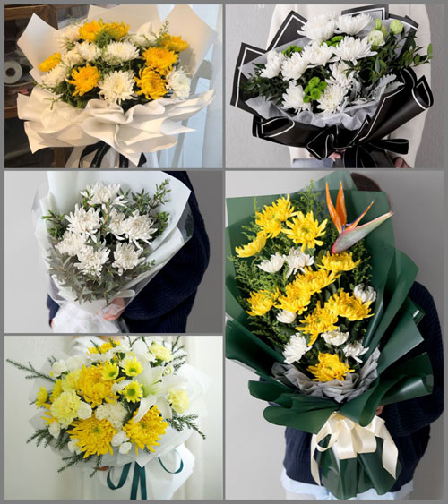 广东梅州市五华县梅林镇福塘村白事花束代送